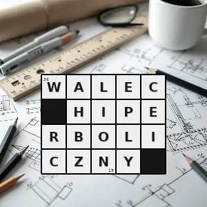 Hasło krzyżówkowe walec w którym stałą krzywą jest hiperbola a jego generatory są prostopadłe do płaszczyzny tej hiperboli - walec hiperboliczny – rozwiązanie, synonimy, podpowiedzi i definicje krzyżówkowe